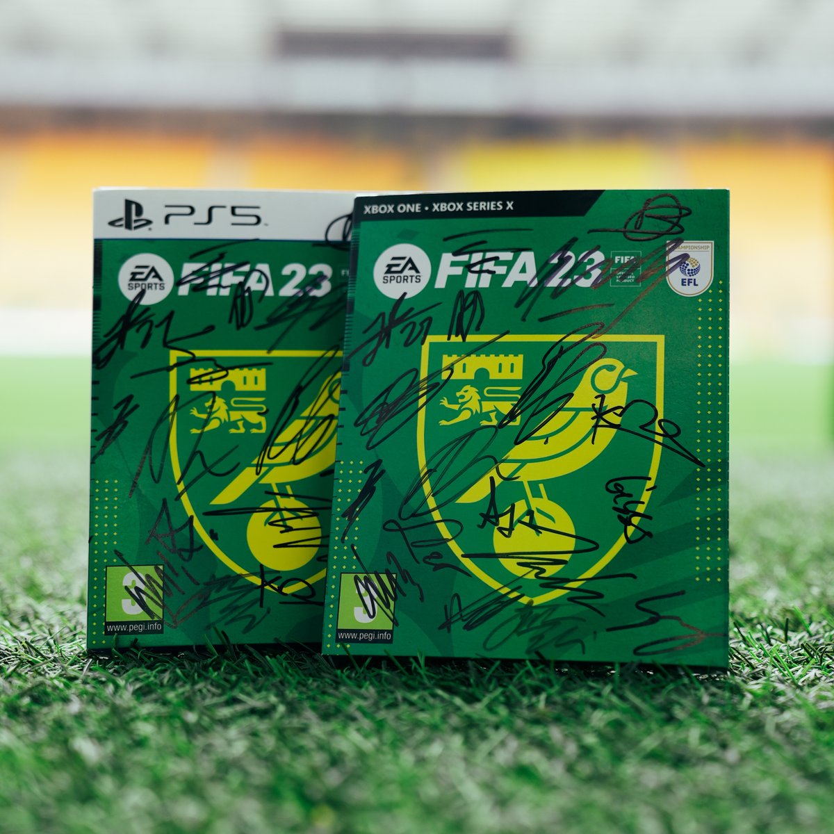 1J Esports (@1jesports) on Twitter photo ✅ Ending 2022 with a giveaway
We've got a <a href="/NorwichCityFC/">Norwich City FC</a> copy of #FIFA23, signed by members of the first-team, up for grabs!
To enter:
▪️ Make sure you're following <a href="/1JEsports/">1J Esports</a>
▪️ Like + RT
▪️ Comment either PS5 or Xbox
Winner will be announced tomorrow, GL 🤞 ✅ Ending 2022 with a giveaway
We've got a <a href="/NorwichCityFC/">Norwich City FC</a> copy of #FIFA23, signed by members of the first-team, up for grabs!
To enter:
▪️ Make sure you're following <a href="/1JEsports/">1J Esports</a>
▪️ Like + RT
▪️ Comment either PS5 or Xbox
Winner will be announced tomorrow, GL 🤞