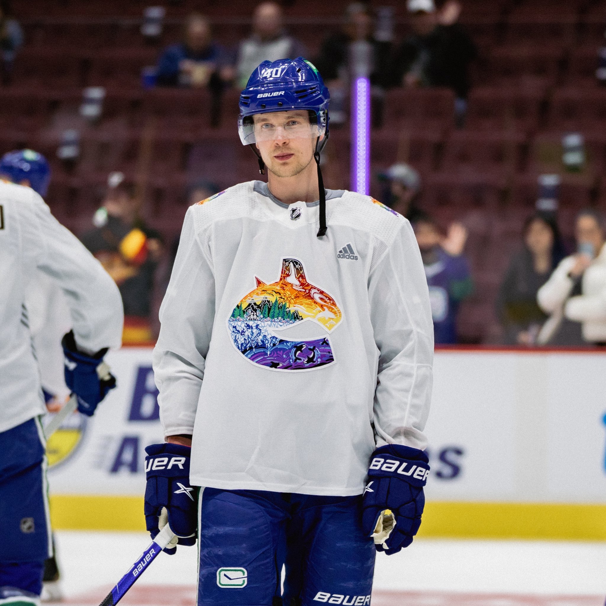 mio the witch on X: today we're throwing back with this @Canucks pride  jersey! #Canucks  / X