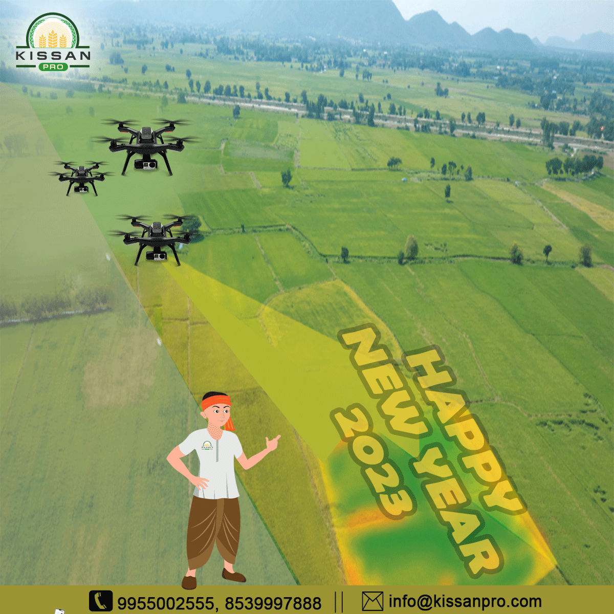 KissanPro's tweet photo. 🎆 🎇 🎊 🎉ⒽⒶⓅⓅⓎ ⓃⒺⓌ ⓎⒺⒶⓇ 🎆 🎇 🎊 🎉

You must have seen mesmerising drone shows across various cities

A year where we see drone adoption in farming will make significant impact....

#newyear2023 #HappyNewYear #drone #party #year2023 https://t.co/GoZyGOF3B4