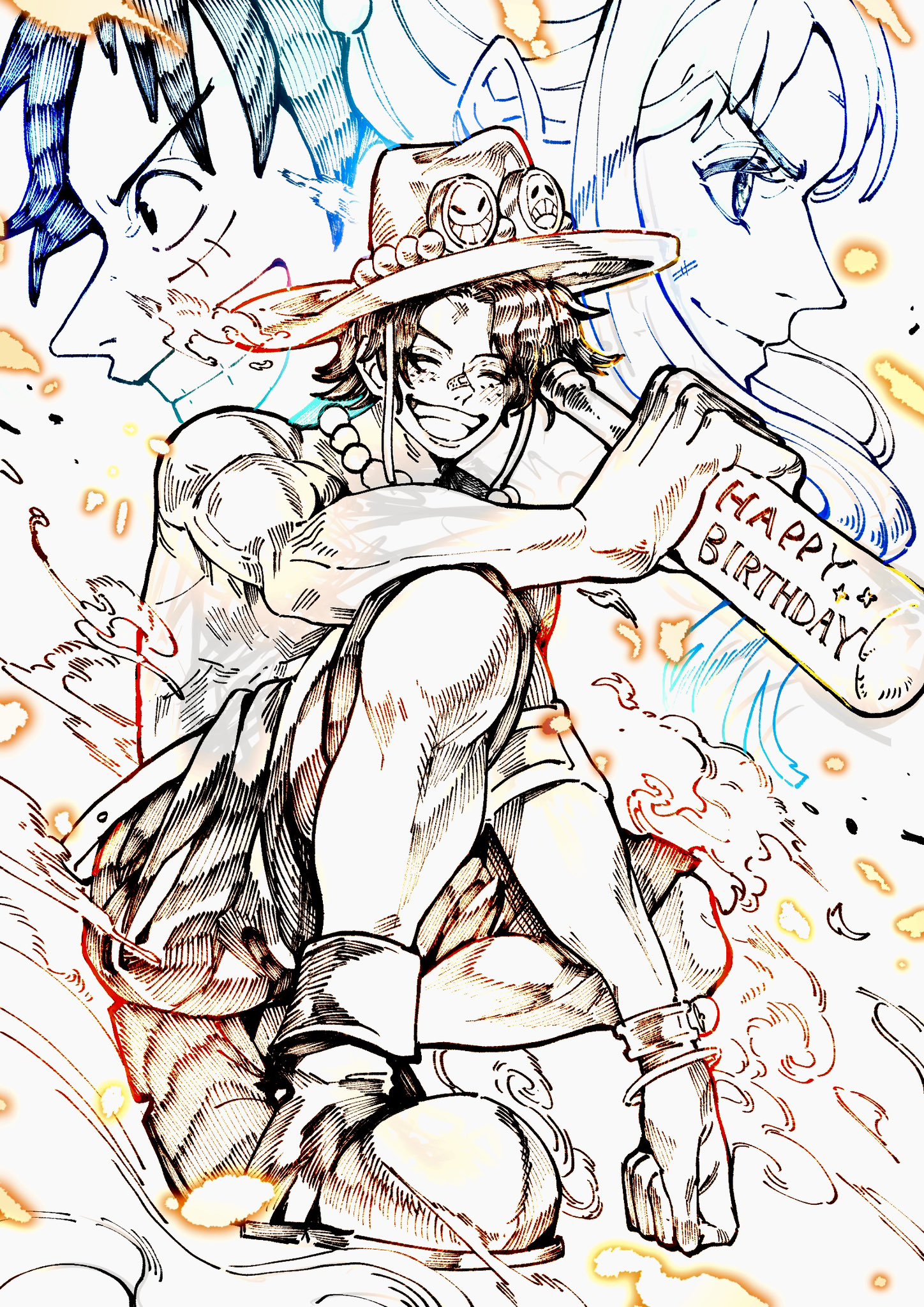 ワンピース アニメ イラストボード｜Yahoo!フリマ（旧PayPayフリマ）