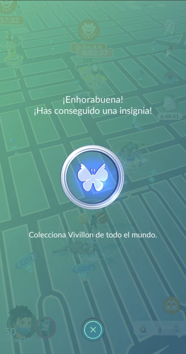 OmarChM10's tweet photo. Se logró 🙌🥳🦋🌎

¡Muchas gracias por abrir y enviar regalitos! 😊🙏. Altamente recomendable el Discord del gran @8BitCR y la Aplicación de @LeekDuck . 

#PokemonGO 
#Vivillon https://t.co/MITK5OTbHh