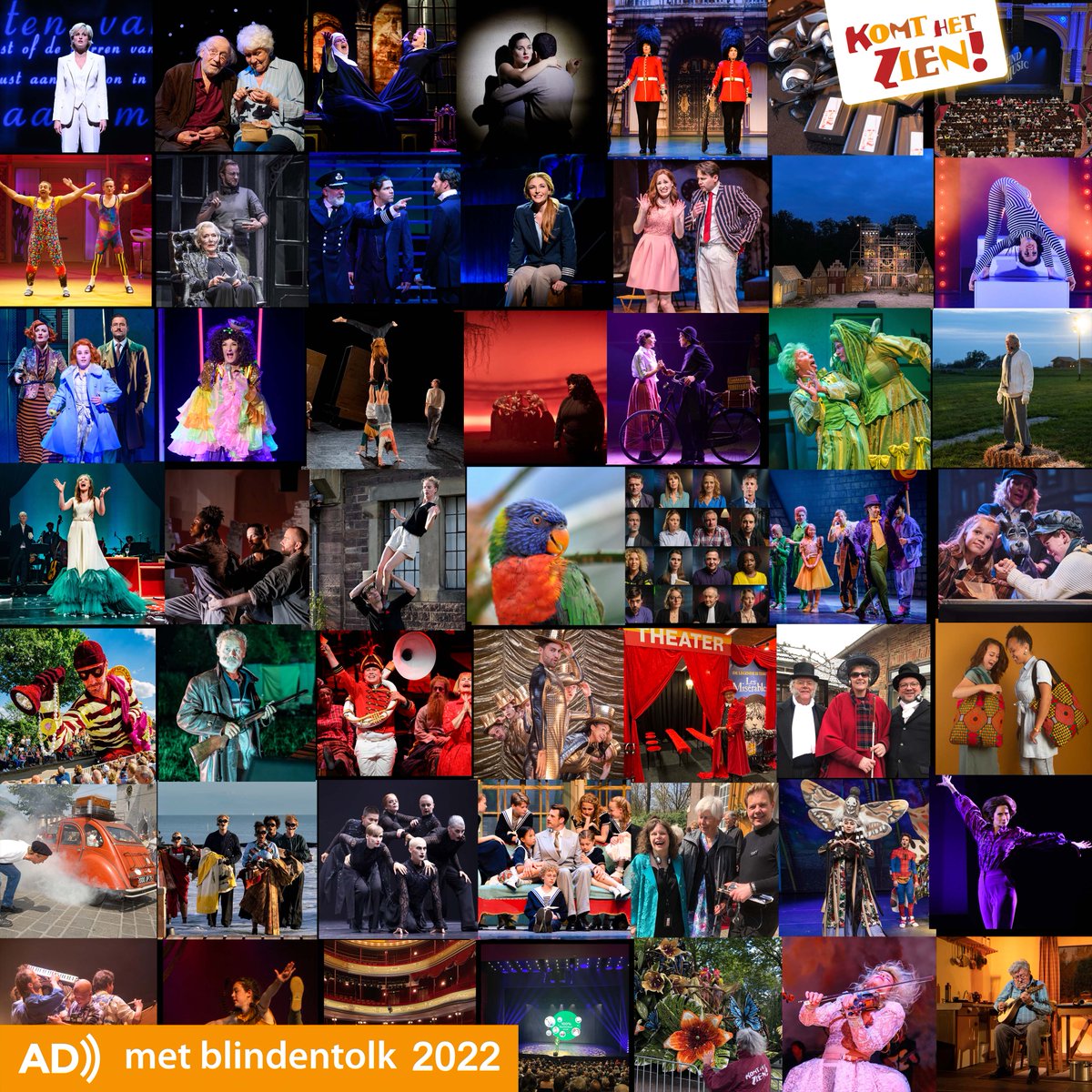komthetzien's tweet photo. Dag 2022! Wat was je bijzonder en wat werd je mooi. Met héél veel live audiodescriptie! Dag 2022, op naar 2023 🥂🎭

#audiodescriptie #blindentolk #VisueleBeperking |#ToegankelijkTheater https://t.co/kGo5FppMHF