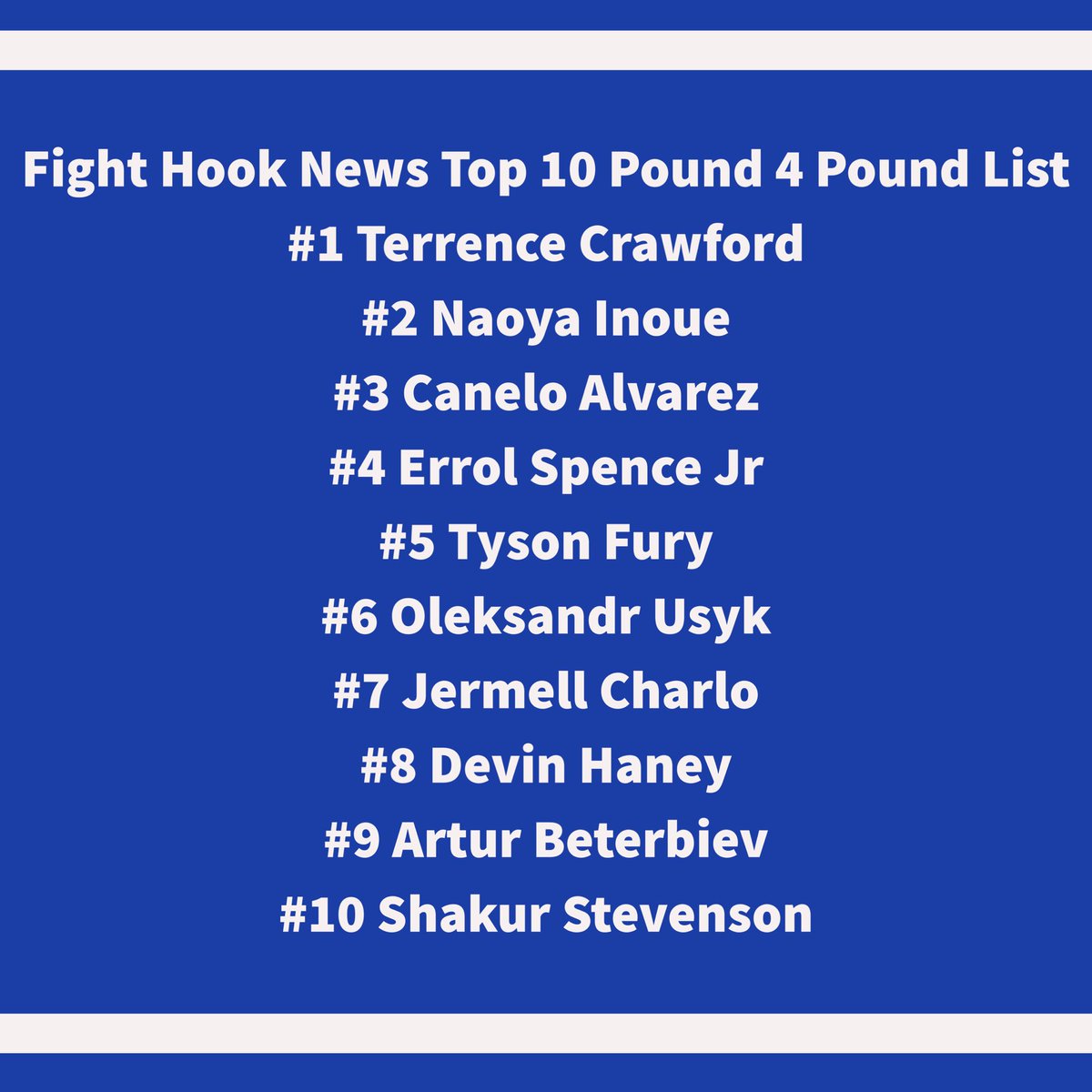 Happy New Year 2023 Top 10 P4P 🥊🥳 #fighthooknews #pound4pound #jcalderonboxingtalk #boxingmedia #boxingfans #boxingworld #boxinglife