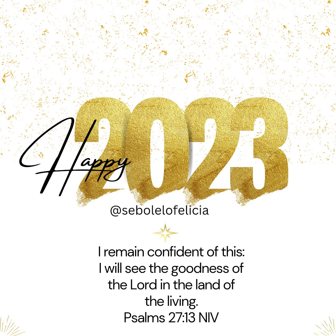 SeboleloFelicia's tweet photo. Happy new year #2023NewYear https://t.co/PXph2O04LS