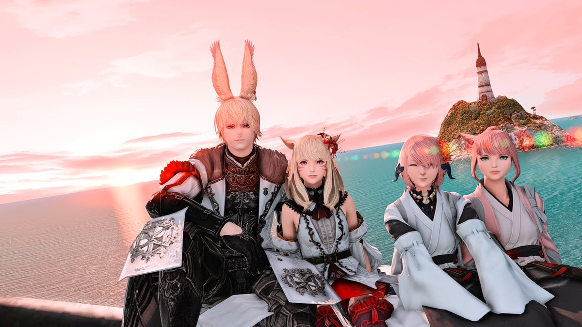 ff14_Ariarisa's tweet photo. #おはうさ
あけましておめでとうございます🐰✨
🥕🐇ʜᴀᴘᴘʏ ɴᴇᴡ ʏᴇᴀʀ🐇🥕¨
年明けはミアと仲のいいフレと過ごしました˶˙ᵕ˙ )ﾉﾞ
初日の出も無事見れて満足🙌
今年もよろしくお願いします😊🙏
 #ヴィエラオス
 #XIV_PICTCLIP
 #GPOSERS https://t.co/n7BNQaFFGZ
