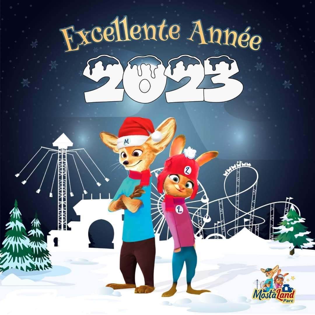 Mostaland's tweet photo. #Mostaland vous souhaite une excellente année pleine de joie et de bonheur 🥳🎉2️⃣0️⃣2️⃣3️⃣✔️
#newyearseve #HappyNewYear #2023NewYear https://t.co/CdUCD2D2lQ
