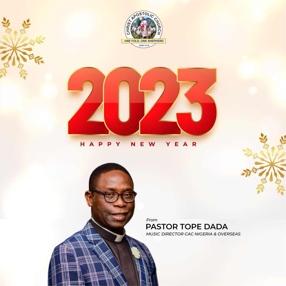 CACMusicOffice's tweet photo. New Year message from the Music Director, Christ Apostolic Church. - https://t.co/ONGmVyeguq https://t.co/eCUPlrtibw