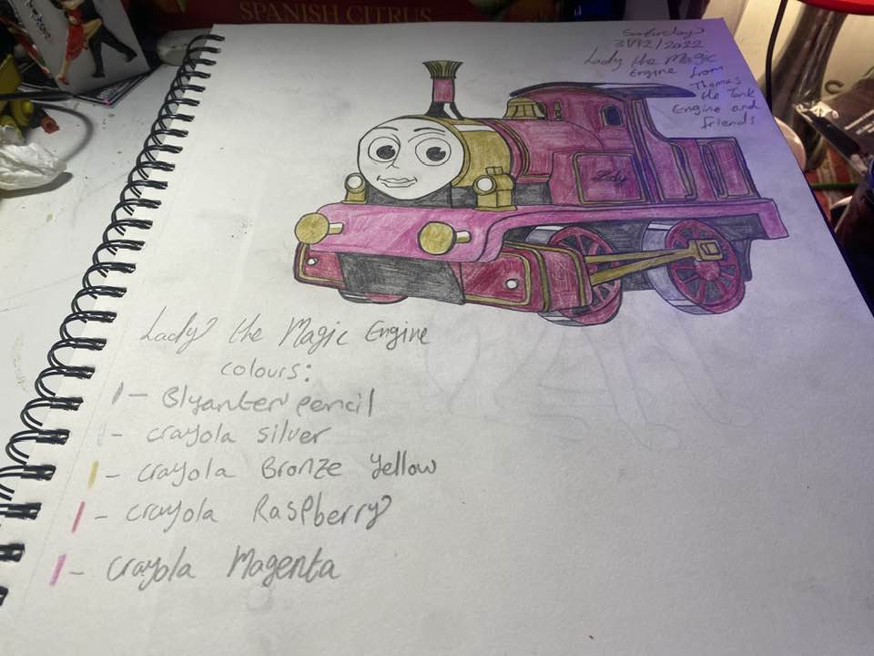 rizo2612's tweet photo. Rizo2612 Studios' Lady the Magic Engine Drawing 3:
https://t.co/k4EbGTzq0q
Secret Santa Gift of 2022: Teags Mid
#ladythemagicengine #thomasthetankengineandfriends #ladythemagicenginethomasthetankengineandfriends https://t.co/MPlQb6hxdt