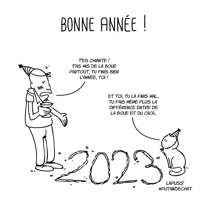 Putain_de_Chat's tweet photo. C'est sans doute très bateau, mais je vous souhaite à tous une santé de fer. 
C'est quand on commence à la perdre ou à la mettre en danger qu'on se rend compte que c'est le moteur principal de la sérénité. 
Des Ferrero Rocher aussi. 
Bonne année !
#bonneannée2023 #bonneannée https://t.co/GW84VSPfeH