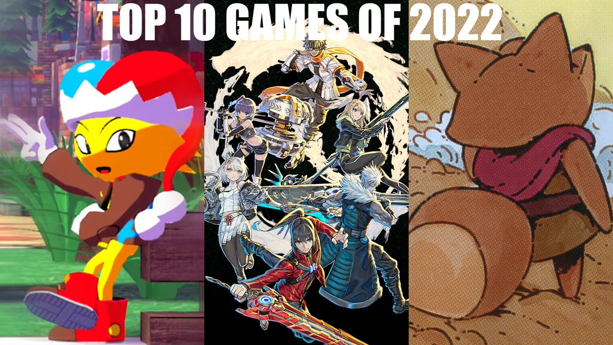 AfterMovieChat's tweet photo. Happy New Year, everyone! Here are my favorite games of 2022!

https://t.co/pOs8dMk7tZ

#Top10 #VideoGames #Gaming2022 https://t.co/4XlQslsz4F
