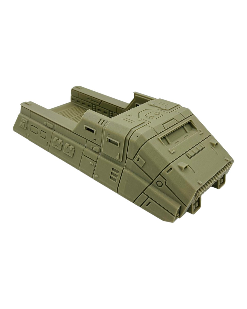 Panhandle3d's tweet photo. A new addition to my #etsy shop: Troop Transport - Open Top Version by Jesús Labiano Order https://t.co/QdGjrqlX6m #warhammer40k #starwarslegion #tabletopgaming #wargaming #3dprintedterrain #jesuslabiano #miniaturewargames #panhande3d https://t.co/zXKlGb05iZ