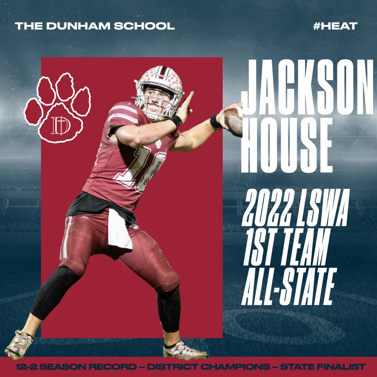 Dunham Athletics tweet media