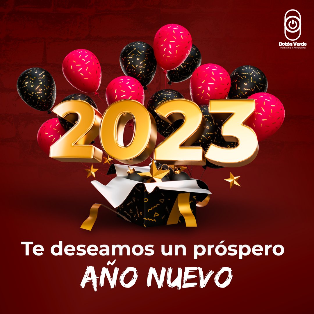 BOTONVERDEMX's tweet photo. 🎊🎉 ¡Por un 2023 lleno de grandes planes! ¡Feliz Año Nuevo!  🎊🎉

#FelizAño #AñoNuevo #AñoNuevo2023 #Marketing https://t.co/naZDuxz6oY