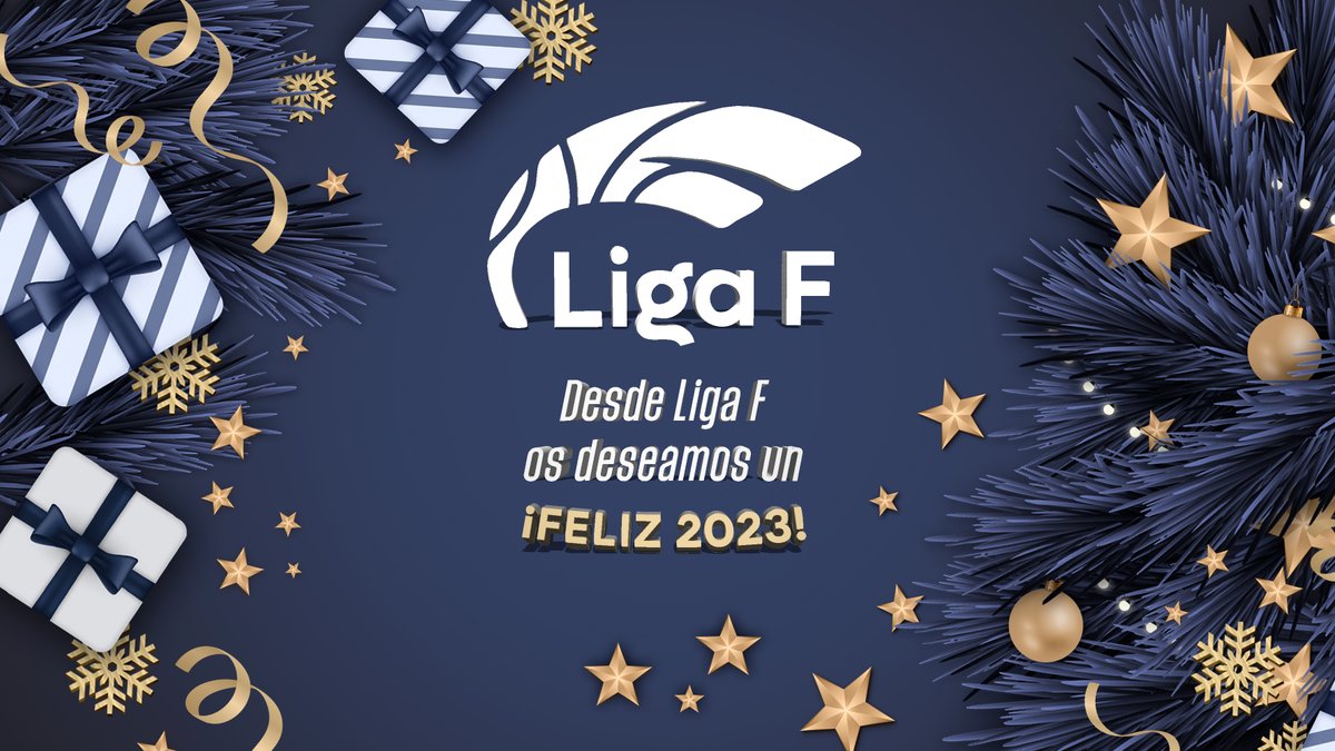 LigaF_oficial's tweet photo. 🌟¡Feliz año nuevo!🌟

#futbolfemenino #futfem #LigaF #FinetworkLigaF https://t.co/Ni3hDYhXYc