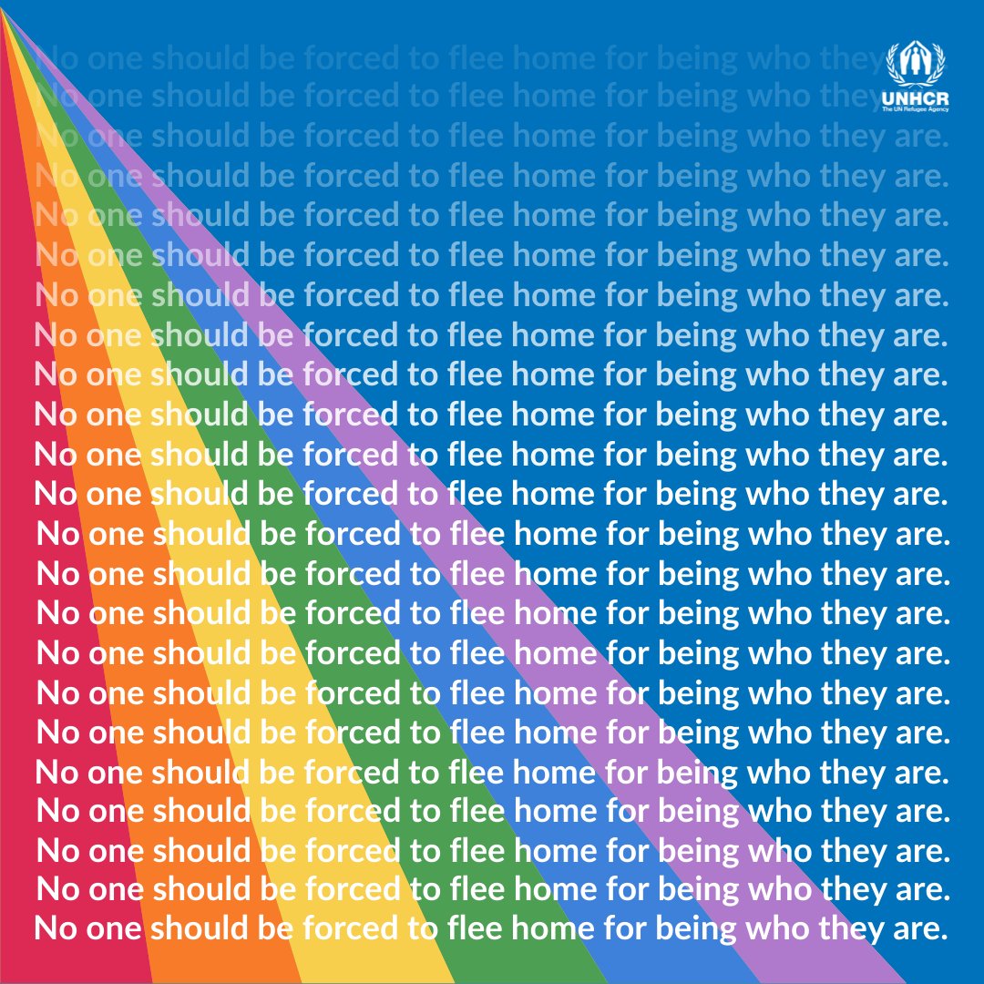 Refugees's tweet photo. We all have a responsibility to create a safe and inclusive world for everyone, including LGBTIQ+ people.⁣ https://t.co/namikbNQPq