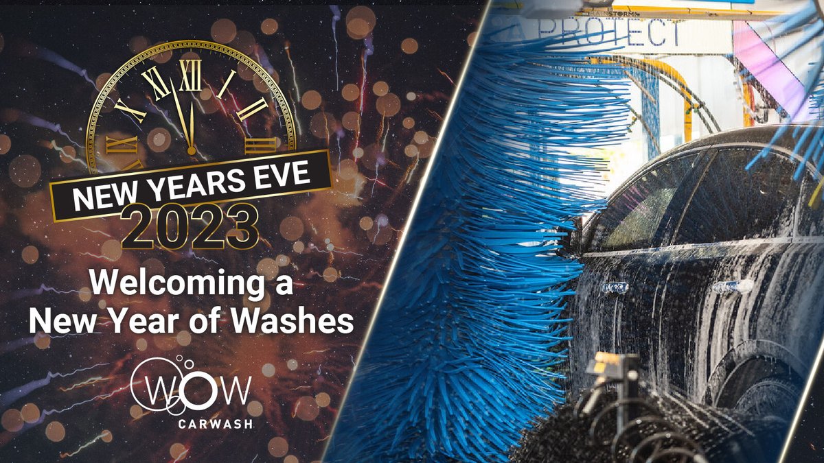 WOW_Carwash's tweet image. WOW Carwash will be closing at 7pm tonight so our Team can ring in the New Year with their loved ones. #wowcarwash @wowit #getwashed #NewYearsEve #NewYear2023