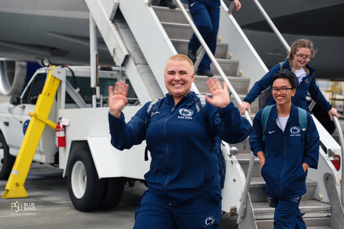 Cue “Party in the U.S.A.” by Miley Cyrus ✈️

#BlueBandHype #ForTheGlory