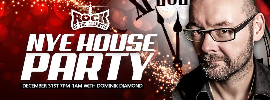 And awayyy we go!! 6 hours of commercial free requests to get you into 2023! Gotta banger you want @DominikDiamond to spin! Call him up and let er rip! 1-844-333-7625! The Rock Of The Atlantic NYE House Party Is ON!!