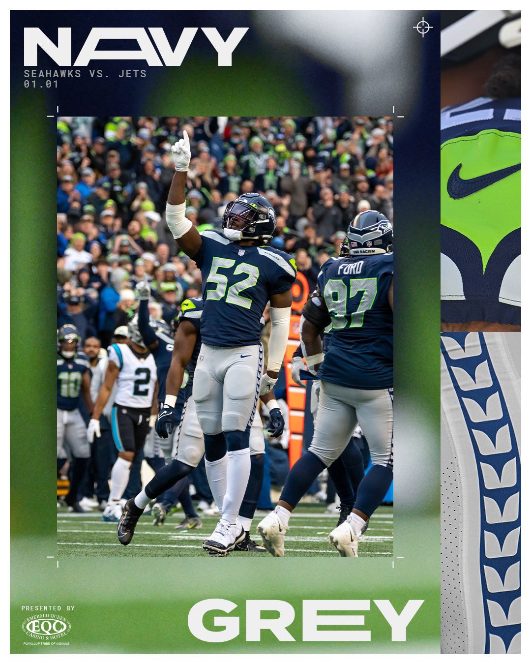 Seattle Seahawks on X: 'Starting out the year with navy/grey