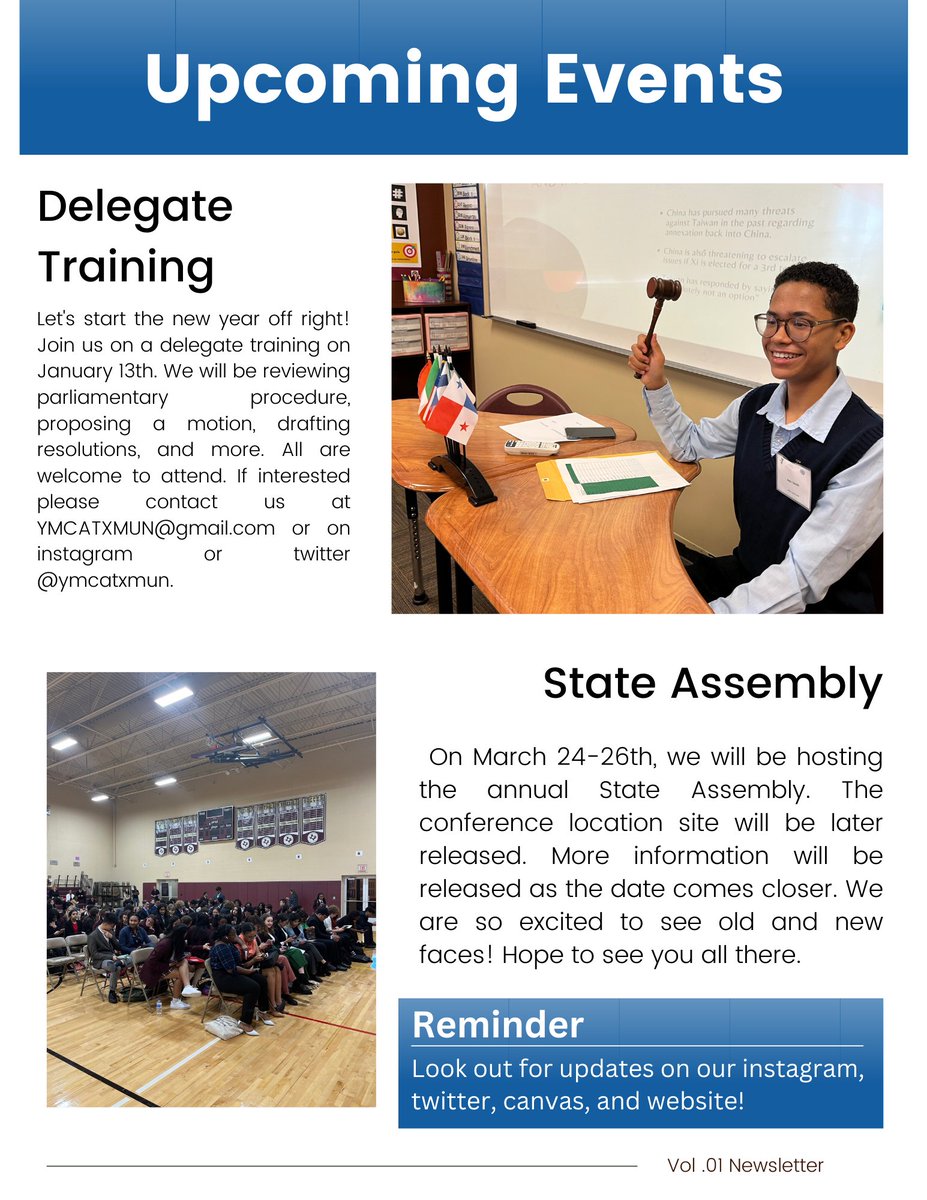 ymcatxmun's tweet photo. Here is the last Newsletter of the year! https://t.co/EjDROQbWlt