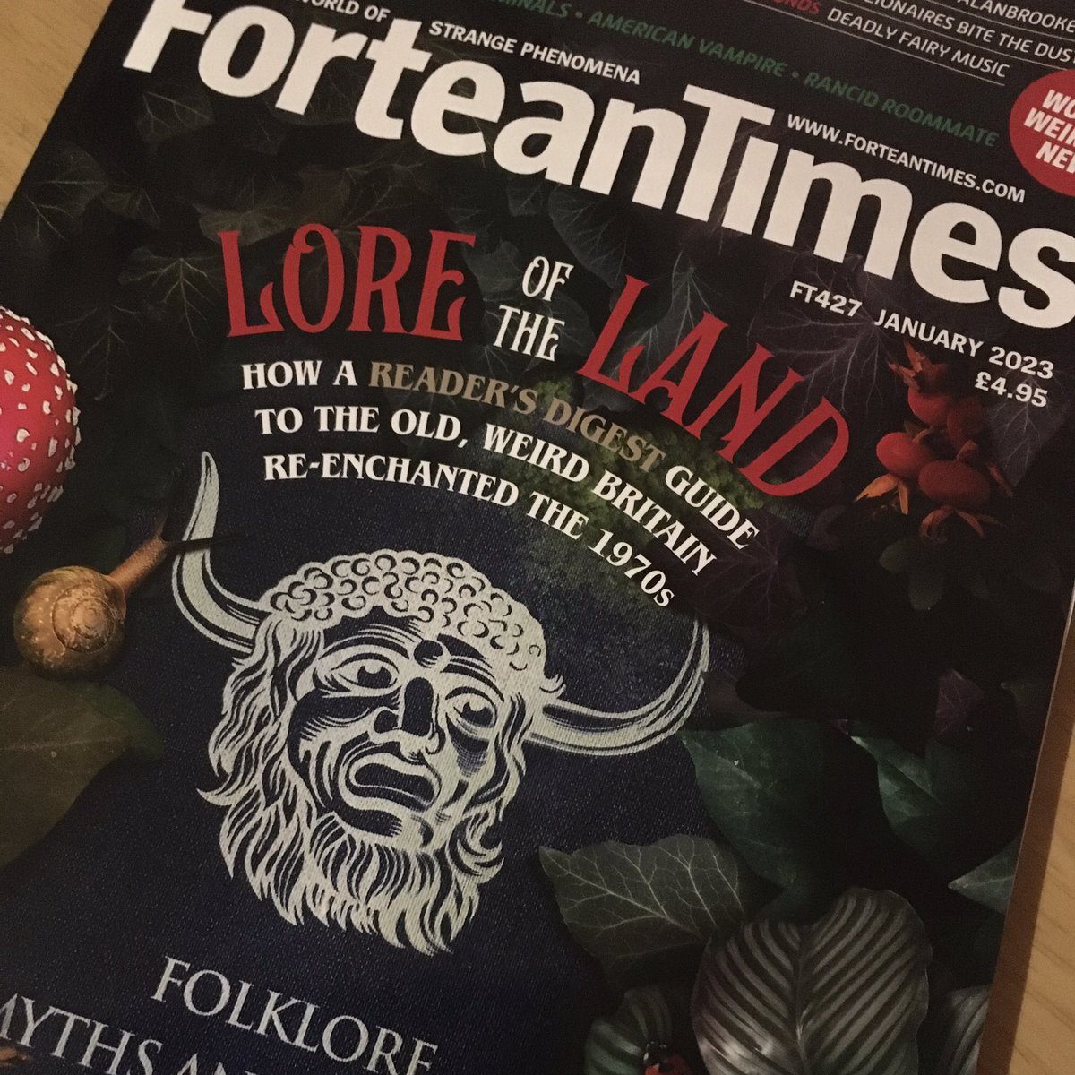 darkdorset's tweet photo. Received the latest issue of @forteantimes and there is some familiar faces in this edition 👹. Still have my original Readers Digest copy. Who still owns a copy? #Dorset #DorsetOoser #Ooser #DorsetFolklore #Folklore #ForteanTimes #Britain. https://t.co/1U91GUCR68