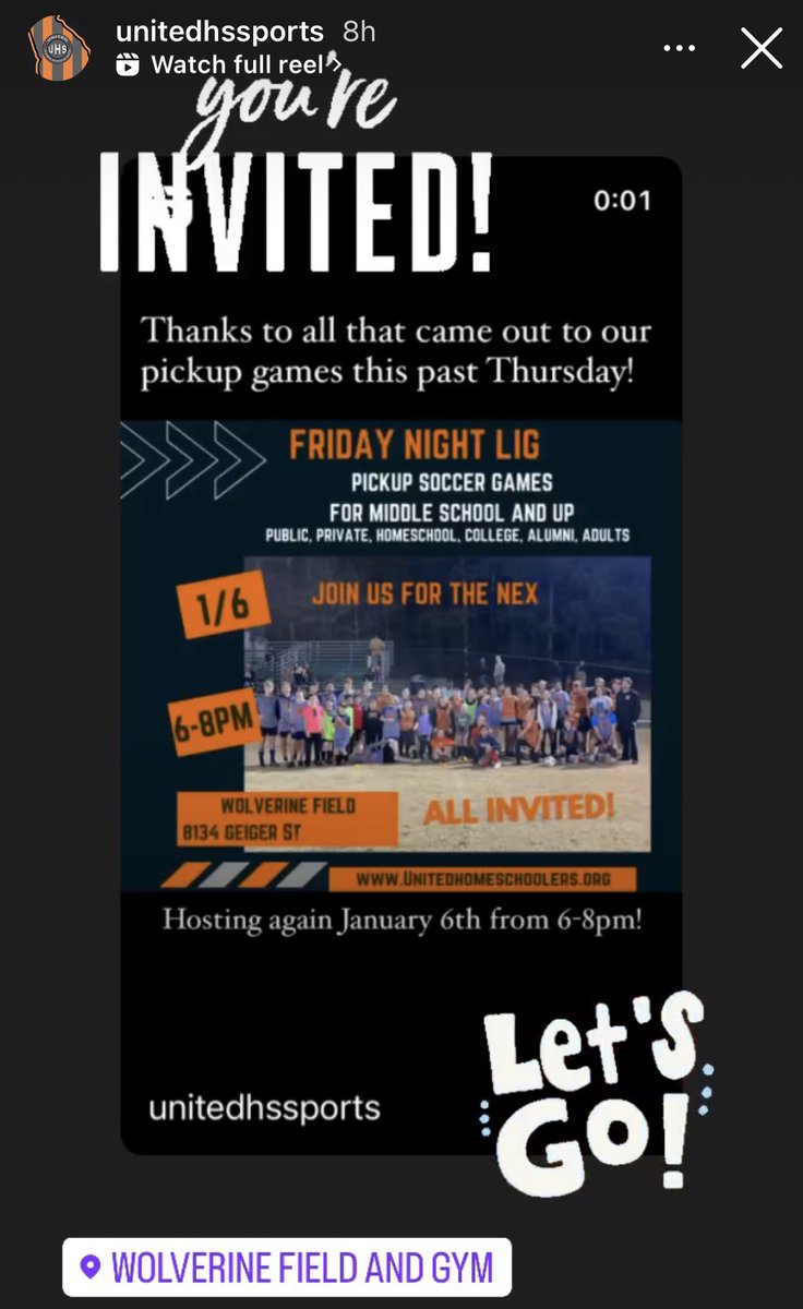 Happy New Year! Here’s to our <a href="/UnitedHSSports/">United Home Schoolers Sports Teams</a> representing God well in 2023!