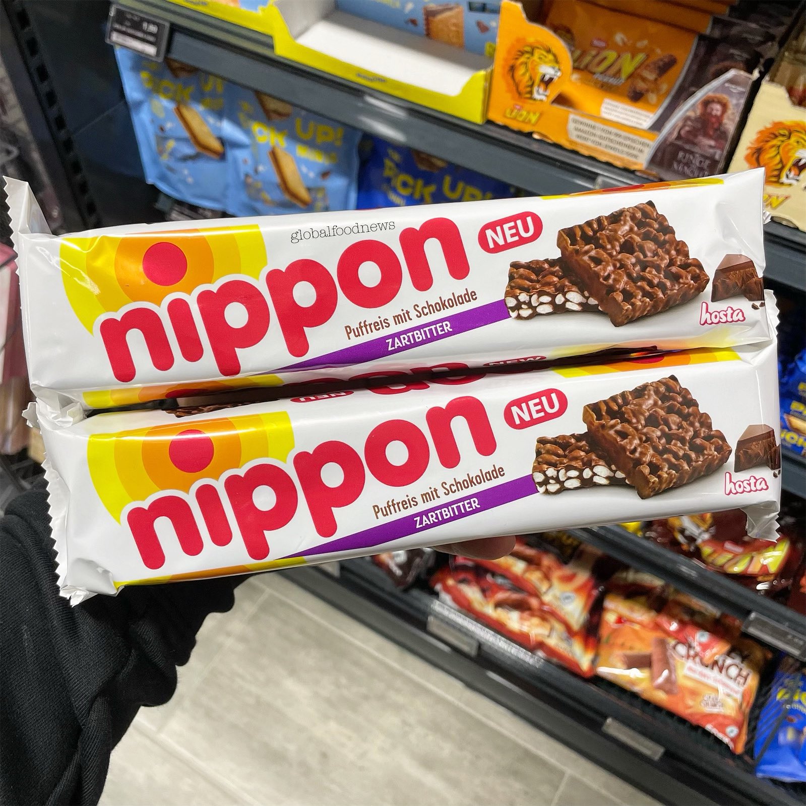 Global Food News on X: NEU • NIPPON Puffreis mit Zartbitterschokolade # nippon #puffreis #globalfoodnews  / X
