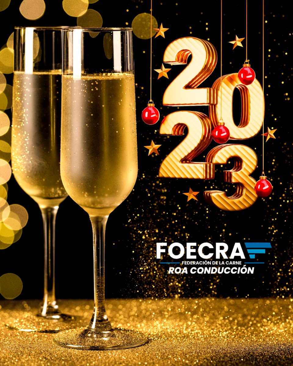 foecra's tweet photo. Nuestros mejores deseos para este 2023. https://t.co/ZoCCFFs7fx