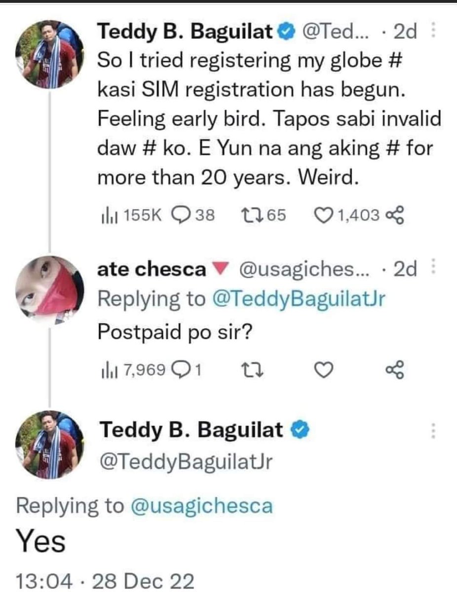 templarph's tweet photo. One solid proof, na ang pagsasalita ng inggles ay hindi sukatan ng katalinoan. #SimRegistration #2023NewYear https://t.co/BlbFPY957l