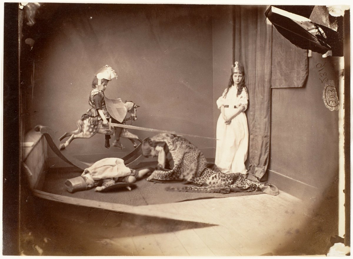 Lewis Carroll, St. George and the Dragon, June 26, 1875 #metmuseum #themet metmuseum.org/art/collection…