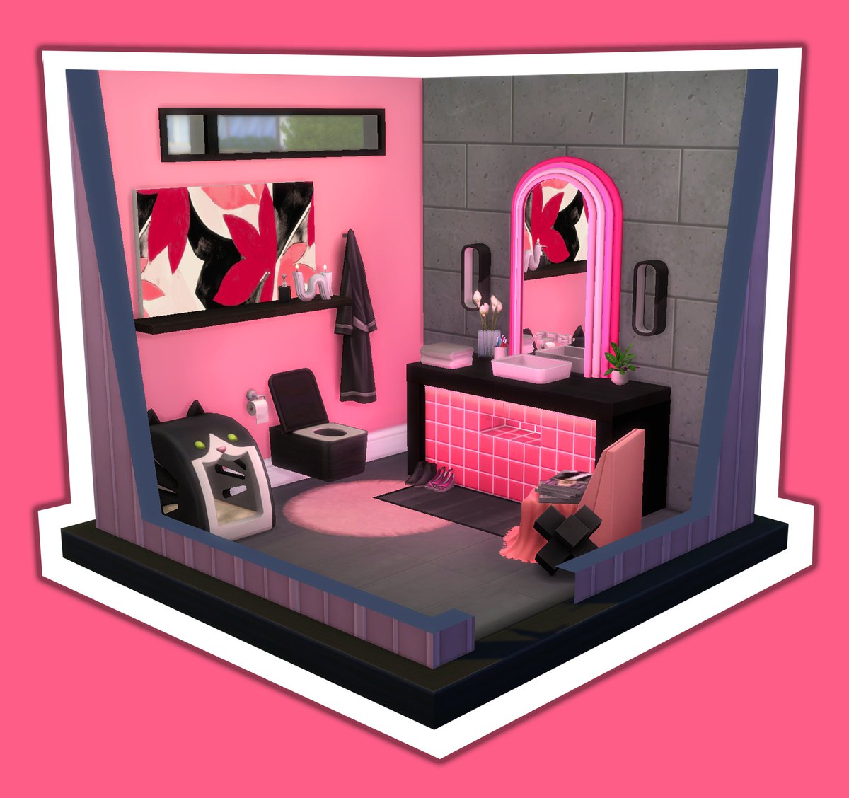 rtiedjens's tweet photo. Because I am still on a Sims 4 kick, here is 4, 3x3 dollhouse rooms based on the CMYK colour model. Thanks to @sims4ideas for the #decbuild22 challenge which actually helped cure my Sims 4 burn out this month. Also, the gnome owns all these rooms. #TS4 #ShowUsYourBuilds https://t.co/aTwAeGsIJf