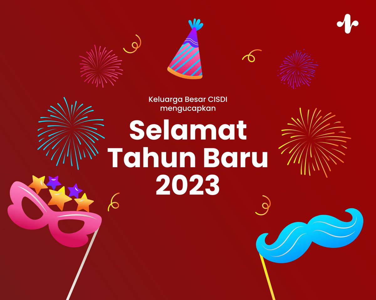 CISDI_ID's tweet photo. Selamat datang Tahun 2023 🎉

Semoga tahun baru ini memberikan semangat baru buat #TemanCISDI untuk  menjalani resolusi hidup kalian di tahun ini ✨

#CISDI #newyearseve #tahunbaru2023 https://t.co/6wi1Mt5u8F