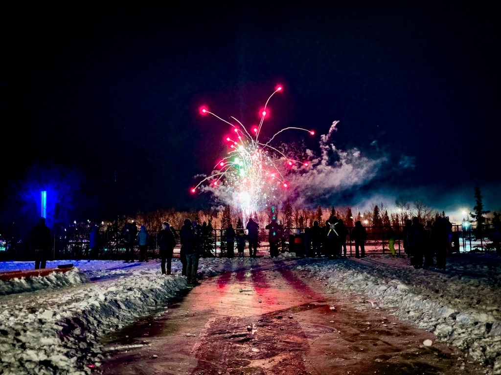 The Red Deer Cultural Heritage Society will be hosting New Year's Eve Fireworks at 8:00pm at Bower Ponds! 🎆

You are welcome to watch from across the Red Deer River in Capstone, but come early as public parking is limited.