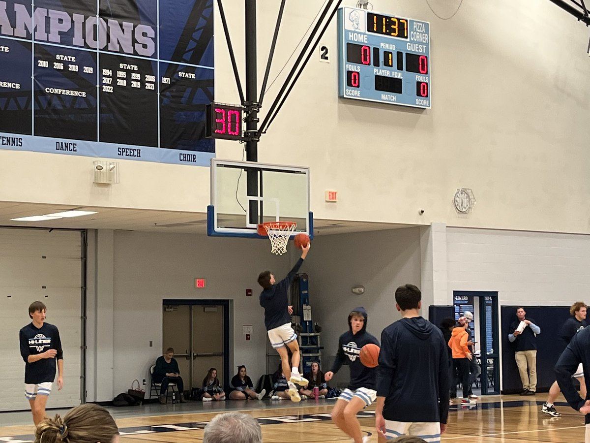 Much improved effort by the Hi-Liners, but they fell short to the Bruins,  53-69