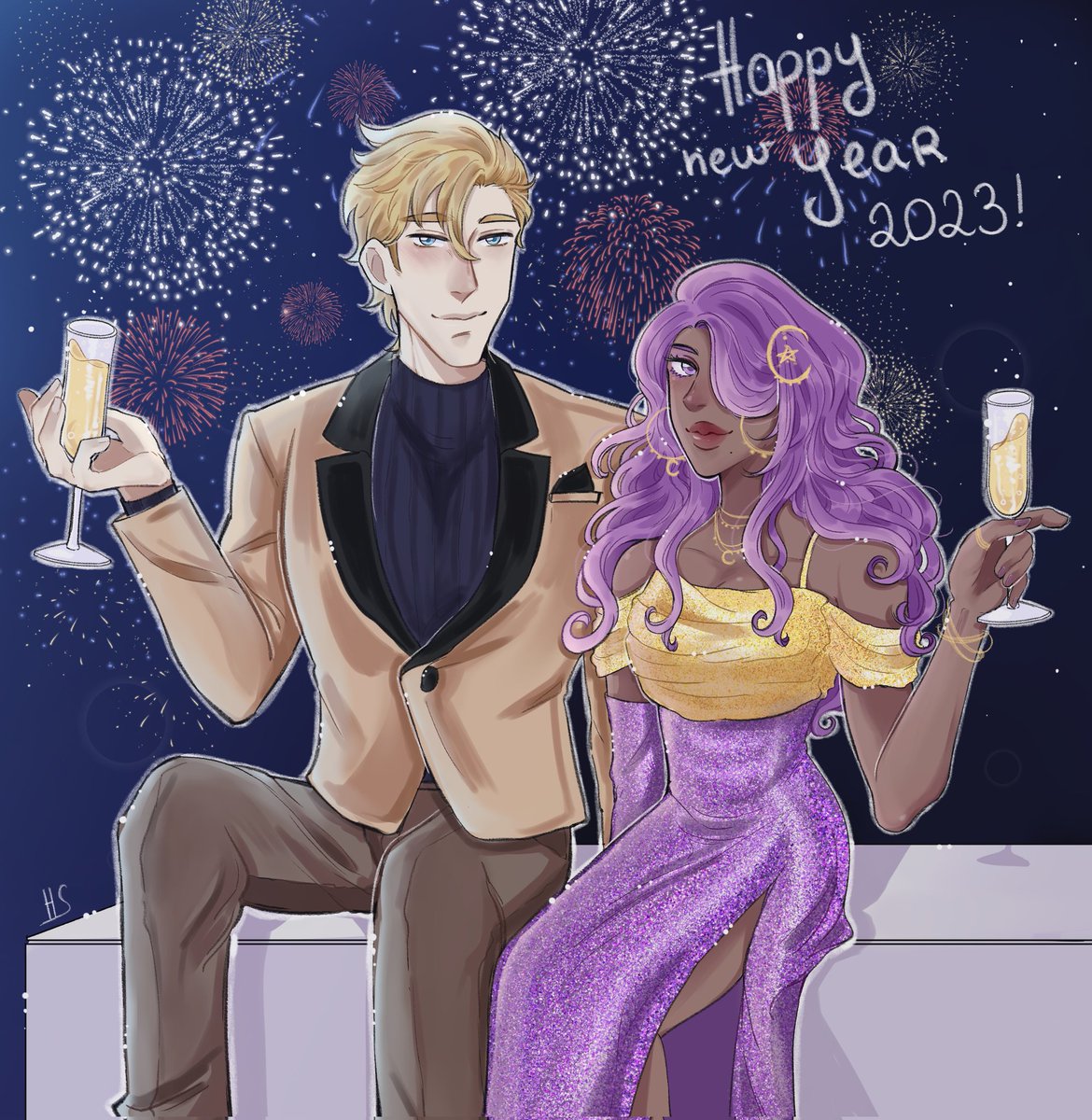 Hatsu_picchu's tweet photo. ✨Happy new year✨
#HappyNewYear2023 #HappyNewYear #OC https://t.co/DVc6Qjn1ye