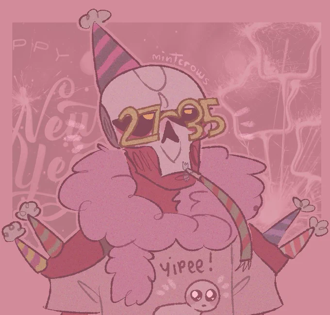 happy new year! i hope santa gets you all the presents you want.my gift for all of you this year is still being unhinged 