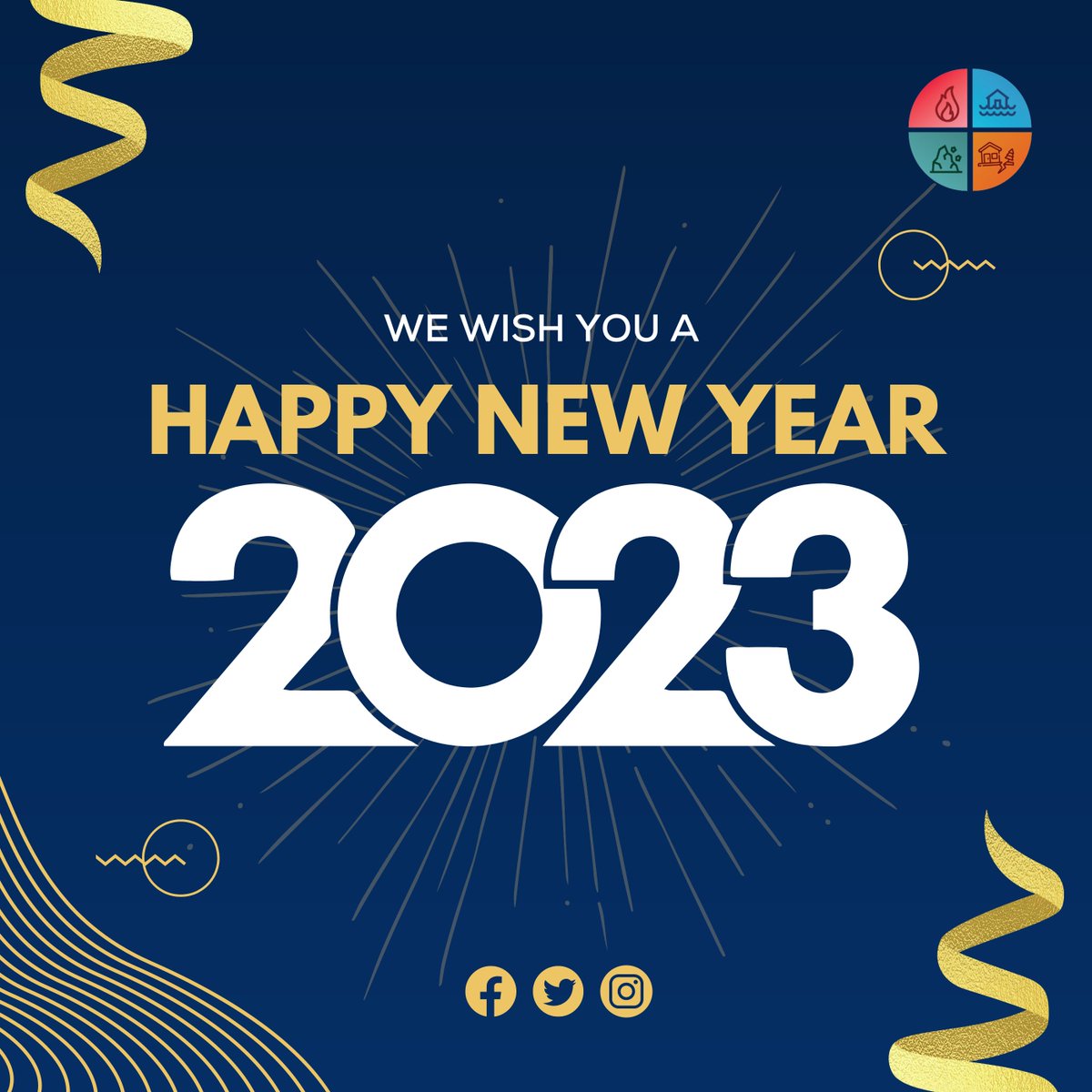 DRRFellowship's tweet photo. We wish you a Happy New Year 2023!!
May this year be blessed with profound peace, prosperity and happiness. https://t.co/pI2Im1cl2Z