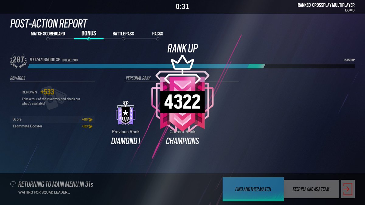 Ranked 2.0 really let this old man hit champ