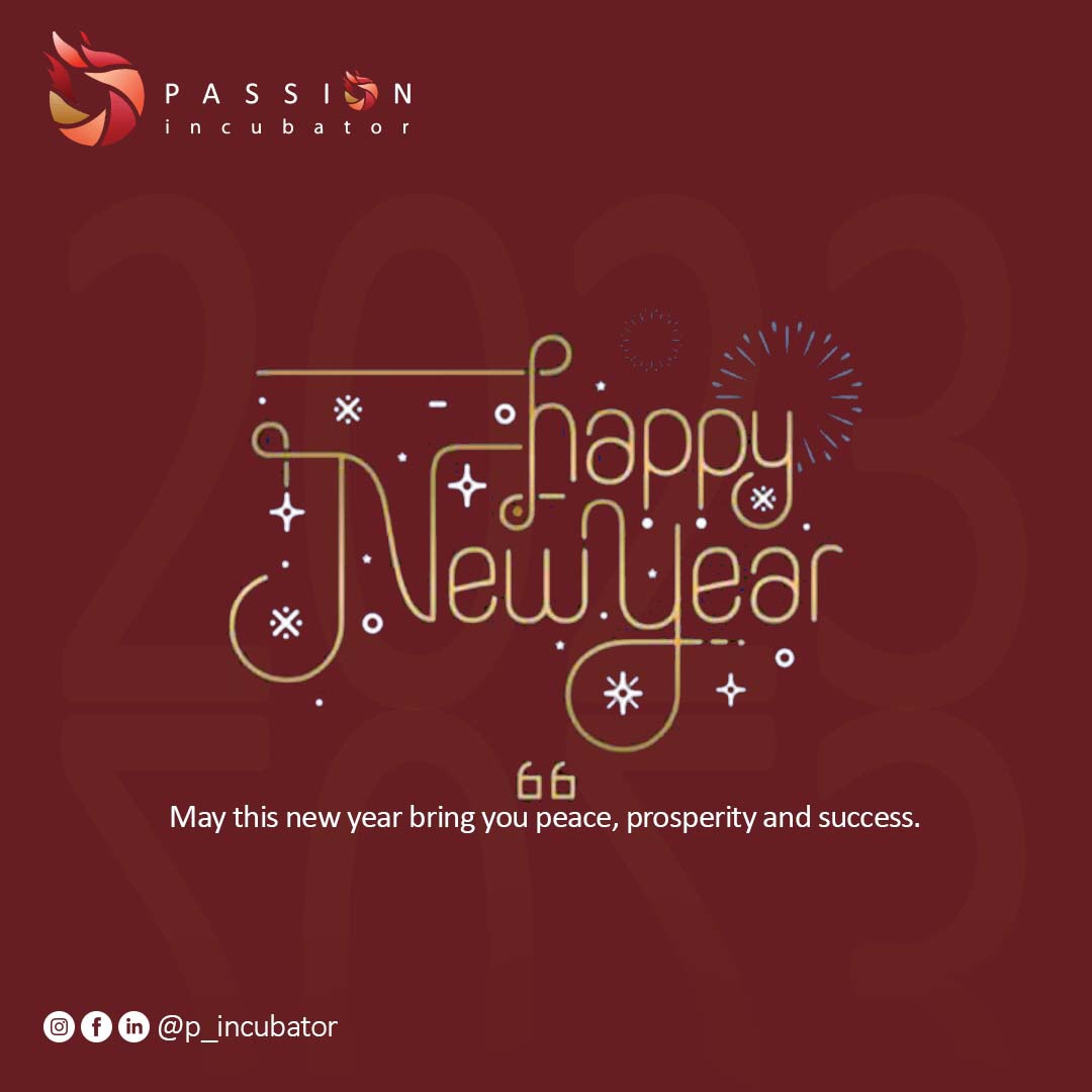 P_Incubator's tweet photo. Happy New Year from us to you! 

Wishing you all a wonderful year ahead! We look forward to having an amazing year with you. 

#newyear #starups #entrepreneurs #founder https://t.co/CIrGArKp88