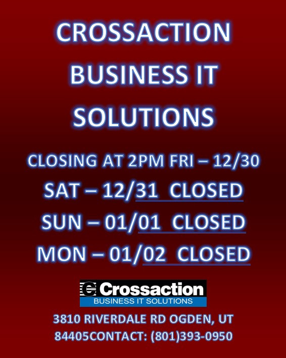CrossactionUT's tweet image. NEW YEARS IS COMING!
Here are the hours for the holiday weekend..
-We will be CLOSED today Saturday the 31st, Sunday, and Monday to celebrate the New Year! If you have any questions call us @ 801-393-0950
#CROSSACTION #NEWYEARS #HOLIDAYWEEKEND #CLOSED