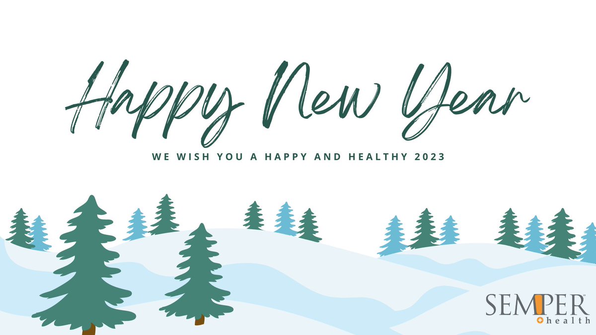 Our team at Semper Health wishes you a happy and healthy New Year!