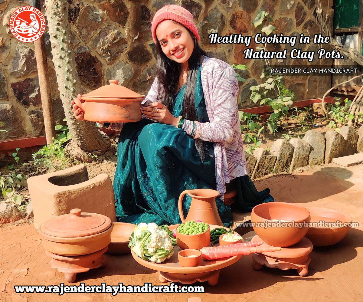RajenderClay's tweet photo. Healthy Cooking in the Natural Clay Pots 🙏 https://t.co/fZ3ikUiAWR https://t.co/uAAOhLsYFi