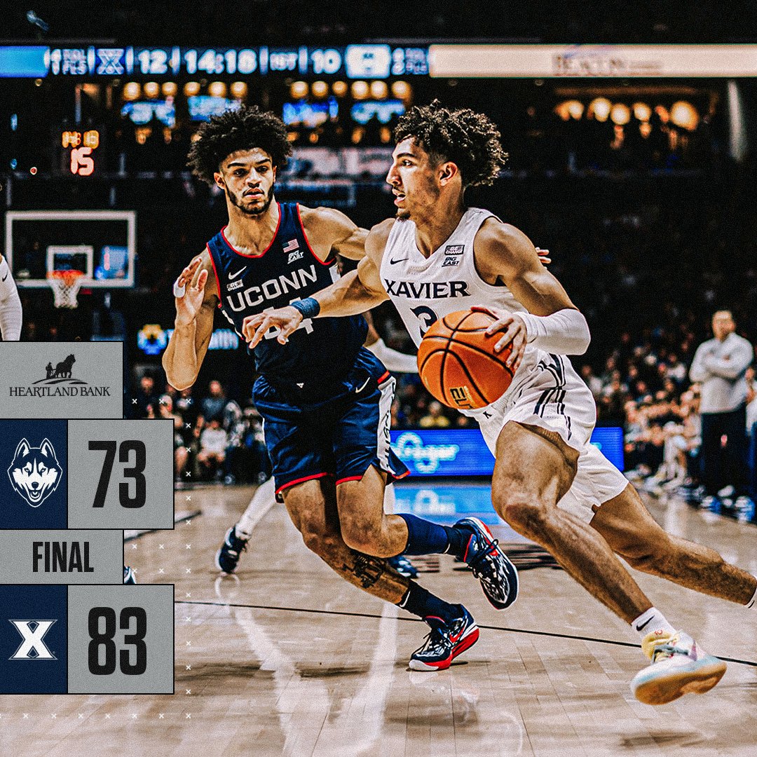 Xavier takes down No. 2 UConn!

#LetsGoX