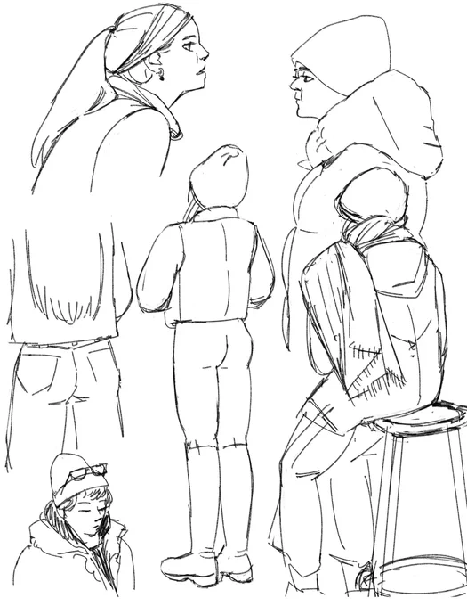 lots of coffeeshop sketches to end the new year 🥳 