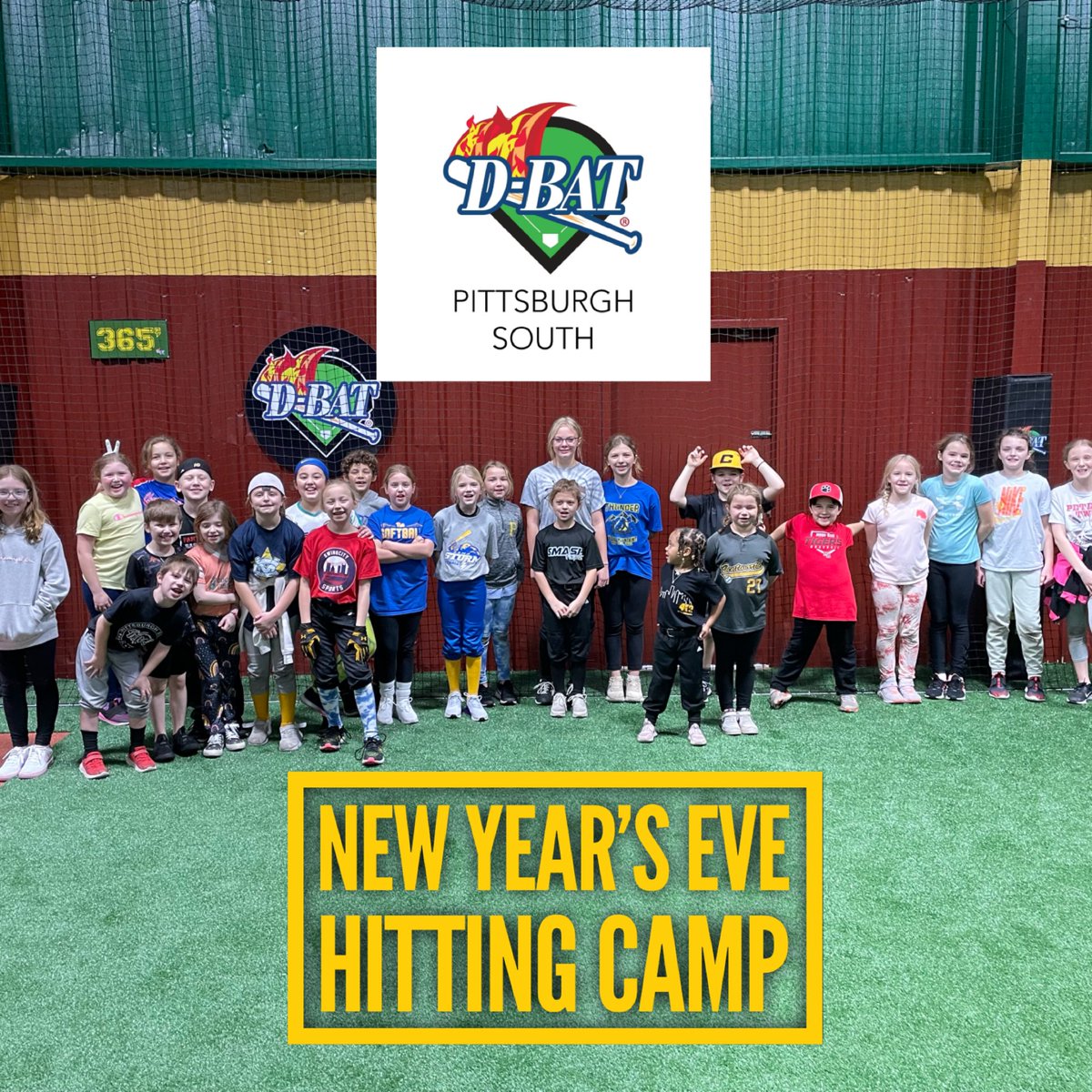 We had a blast at today’s NYE HITTING CAMP at <a href="/dbatpittsouth/">DBATPittSouth</a> - thank you to all the athletes that showed up and put in great work! Way to go!🥎⚾️💥🔥💪🏻

#dbatpittsburghsouth #dbatsports #wearefamily