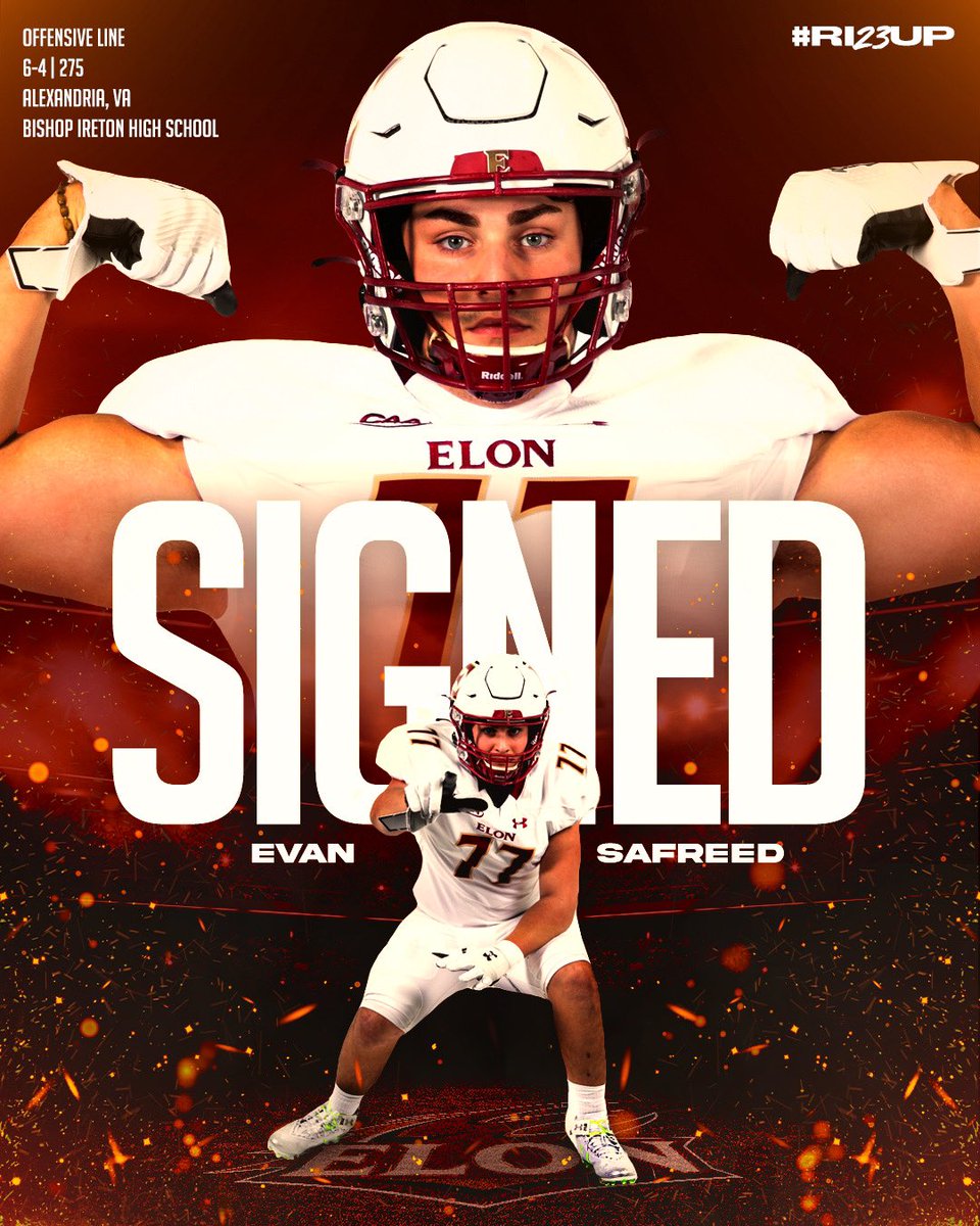 BallCoach34's tweet photo. Cardinal Nation on January 9th bring it on! Bishop Ireton High School will host  the signing ceremony of @EvanSafreed ...the ceremony begins 4:00pm. At 5:00pm we will be moving over to "Glory Days Grill" for the signing celebration. Congrats 
Big E! Let's Gooo!BIBI!🔥💪🏽🥇🏈✝🏈💯 https://t.co/haQZenK2oe