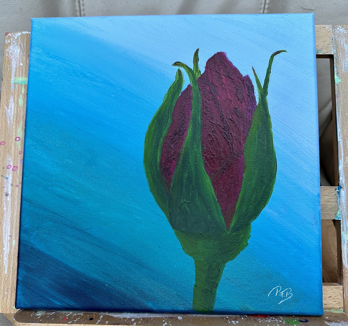 LSM_Art's tweet photo. “White Rose” December 2022 Acrylic paint on canvas. 
#art #artwork #kunst #contemporaryart #ArtistOnTwitter #acrylicpainting https://t.co/99efxgOxkB