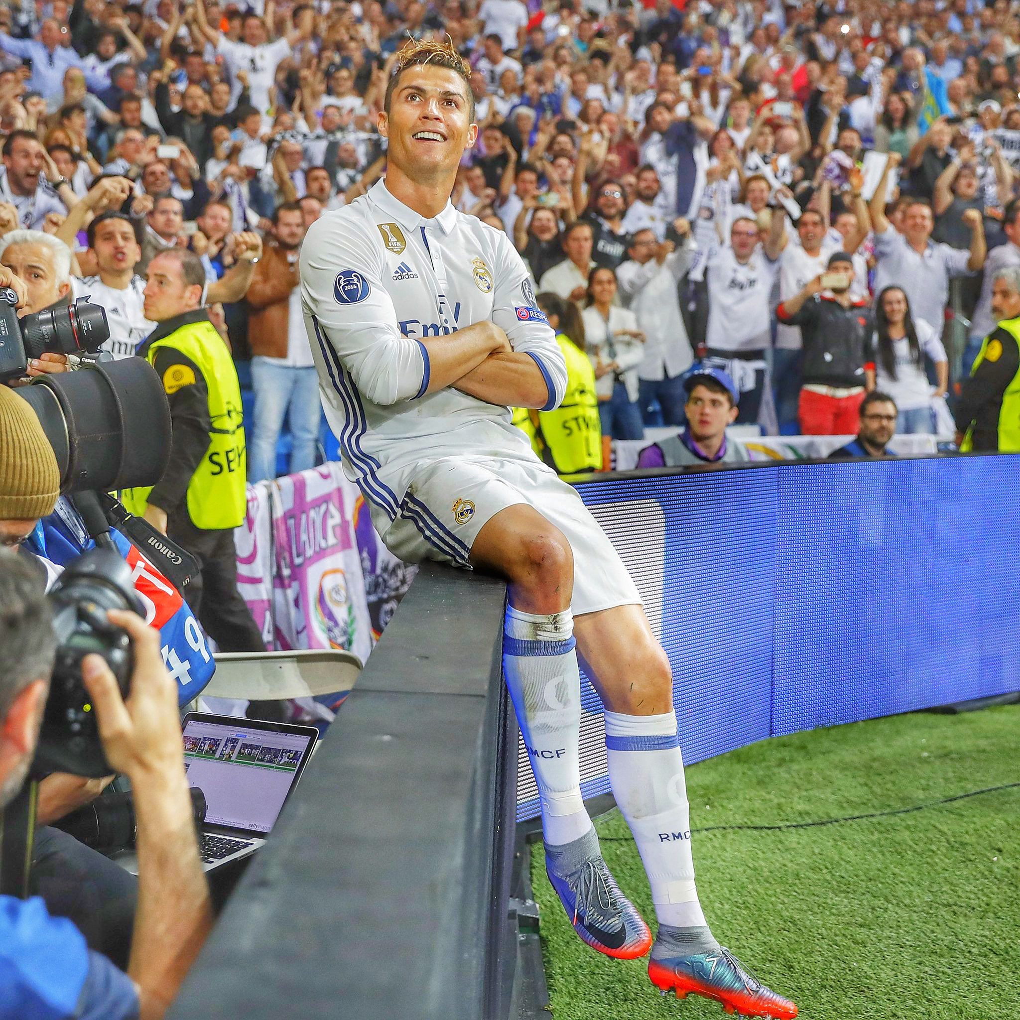 Cristiano Ronaldo won the Champions League for the third time, by iPLauncher
