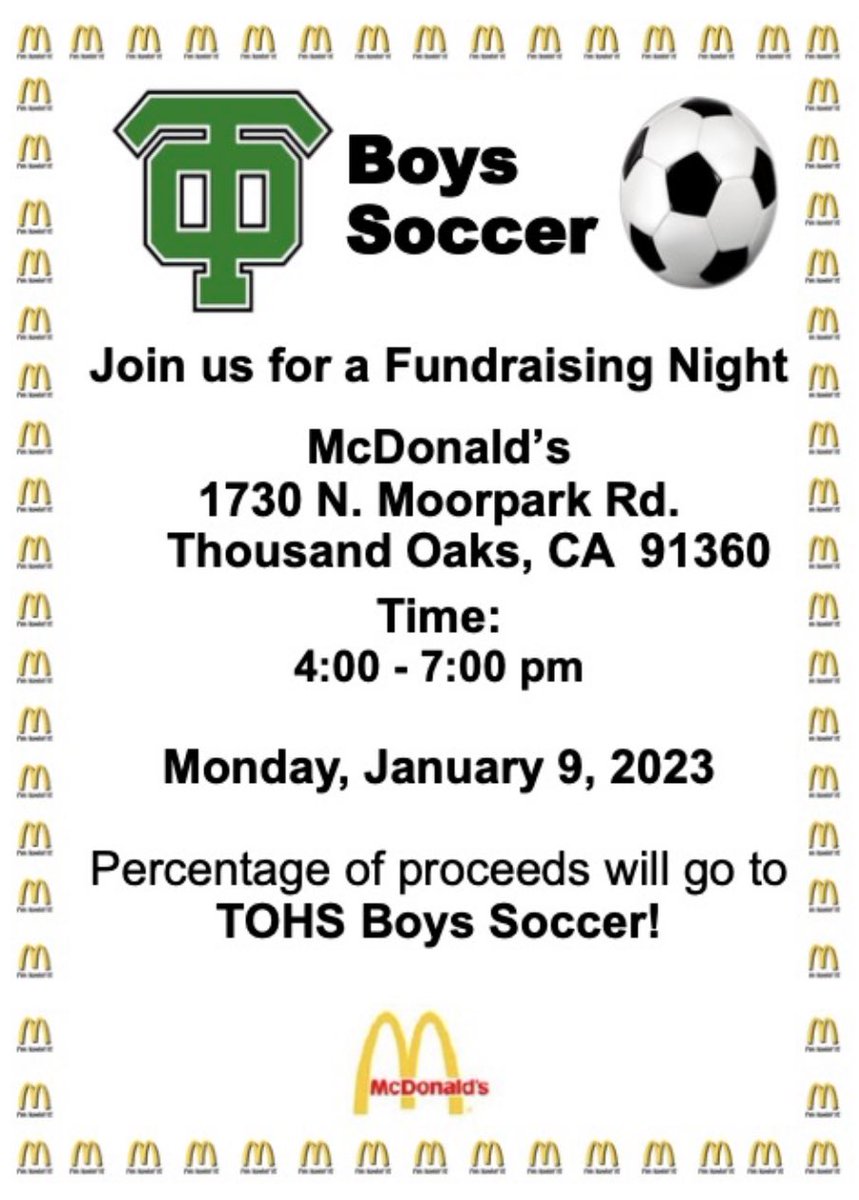TOHS Boys Soccer tweet media