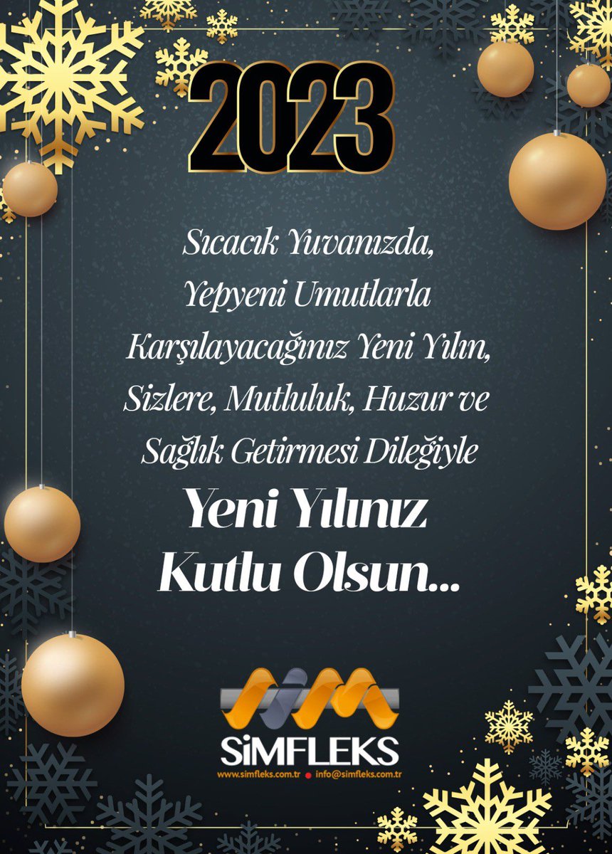 SimfleksTekstil's tweet photo. Mutlu Sağlıklı yıllar dileriz #yeniyıl #sinop  #metallicyarn https://t.co/cRfdMrRmBQ